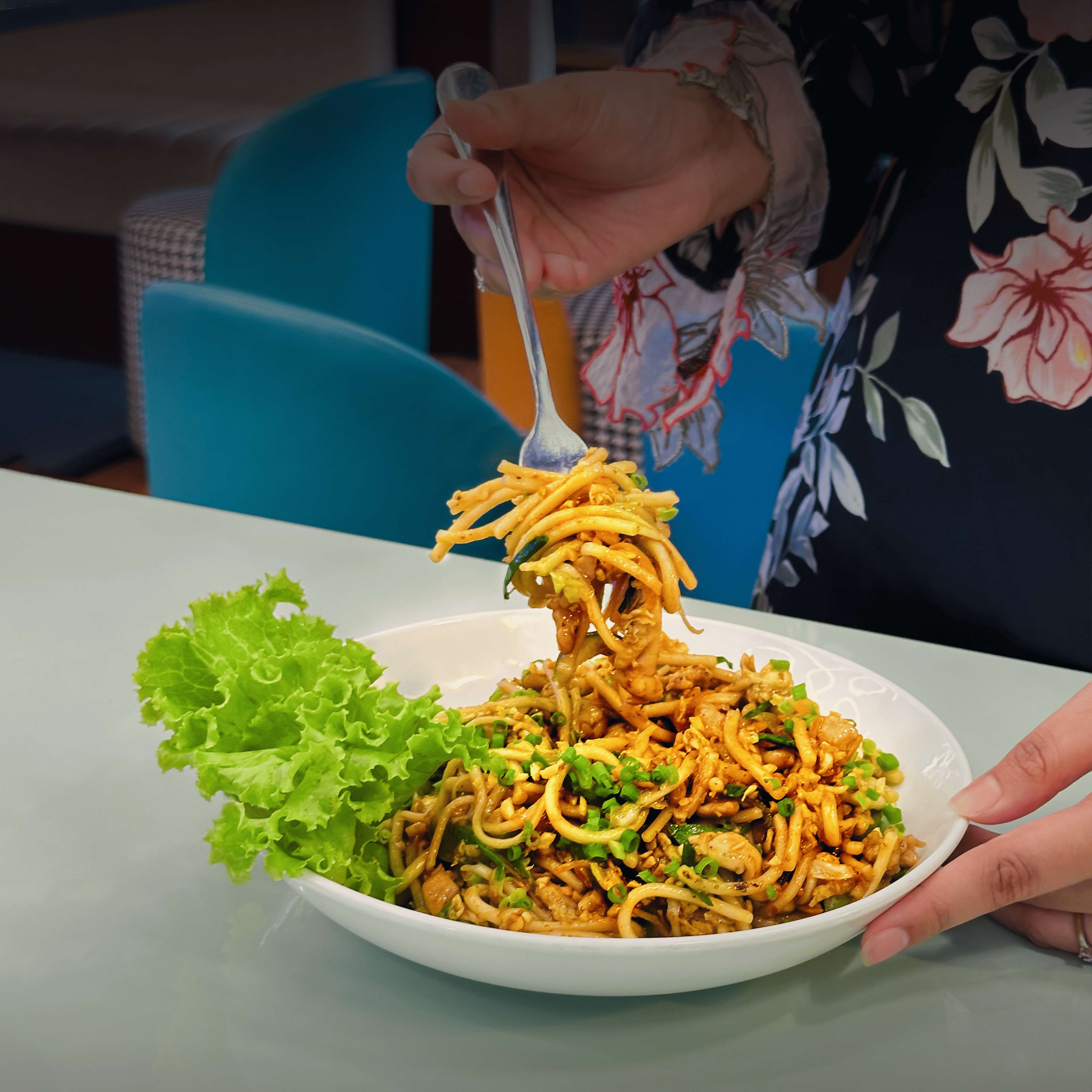 Korean Chicken Noodles - Zii Zii Island Menu Korean Chicken Noodles